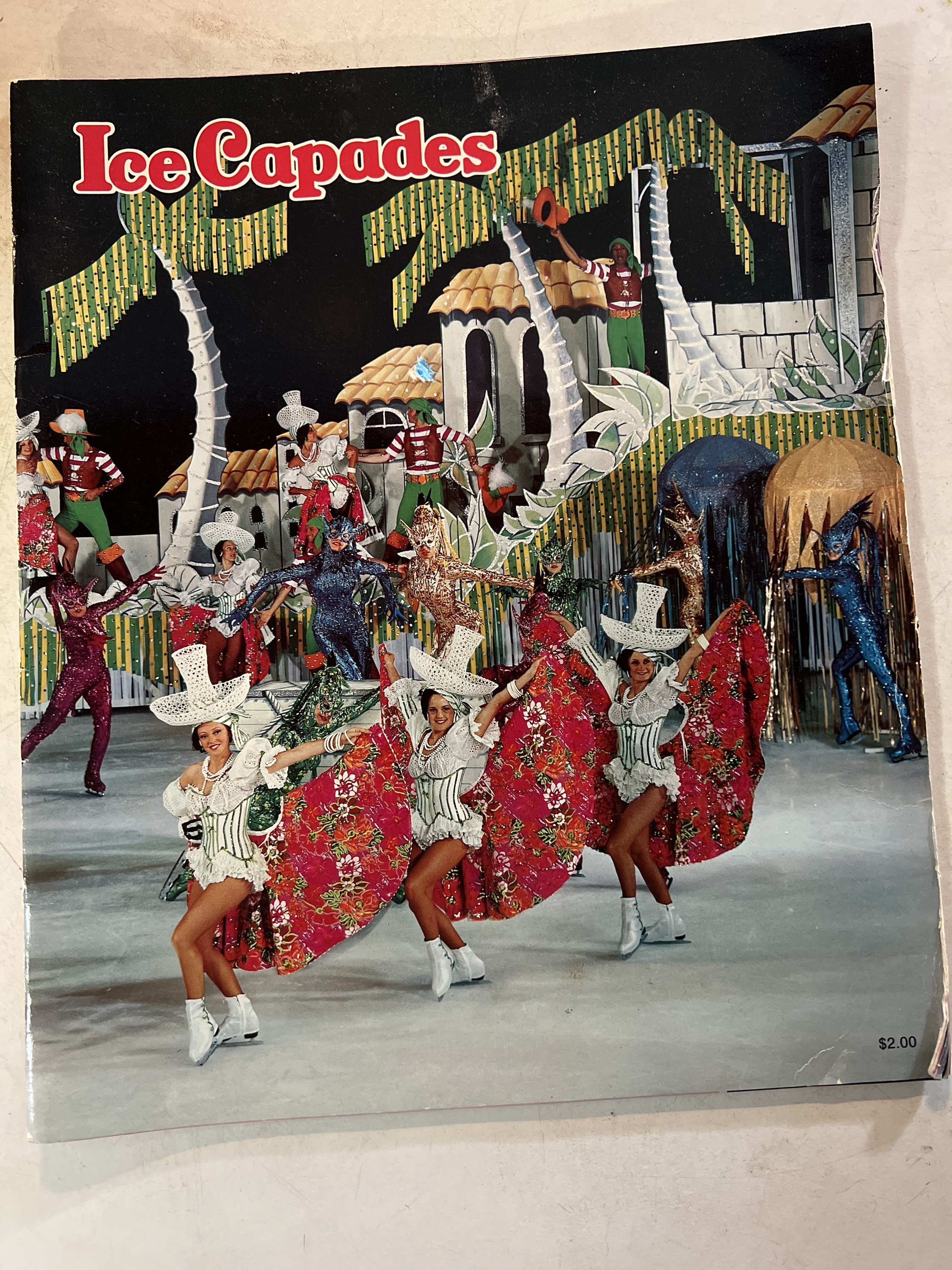 Vintage 1970’s Ice Capades Programs. Ice Capades Memorabilia. Set of Two Ice Capades Souvenir