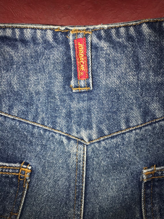 Vintage 80's Jordache Jean Shorts. 1980's Blue Je… - image 5