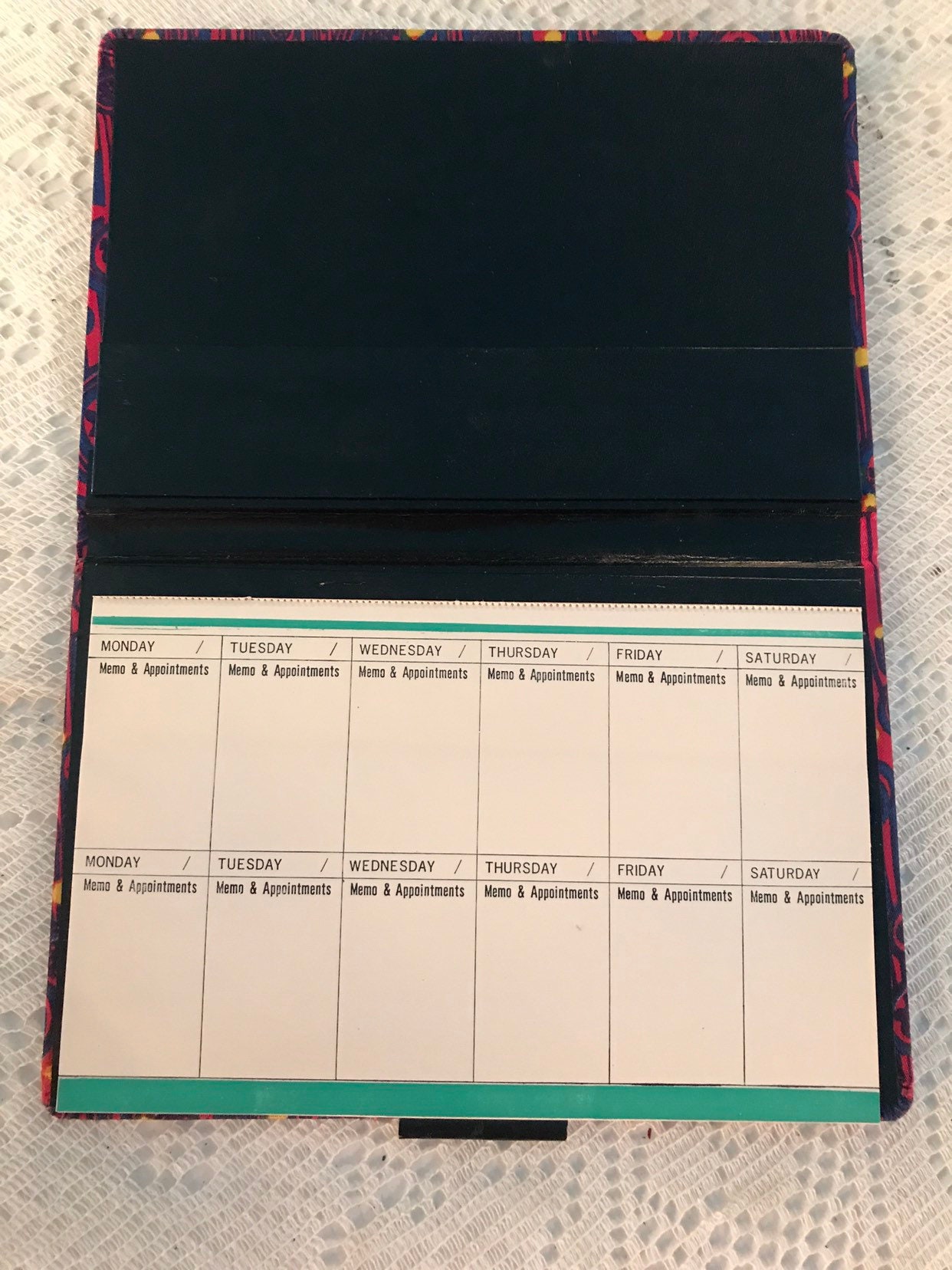 Vintage Planner. Vintage Planner Appointments Book. New Vintage Weekly