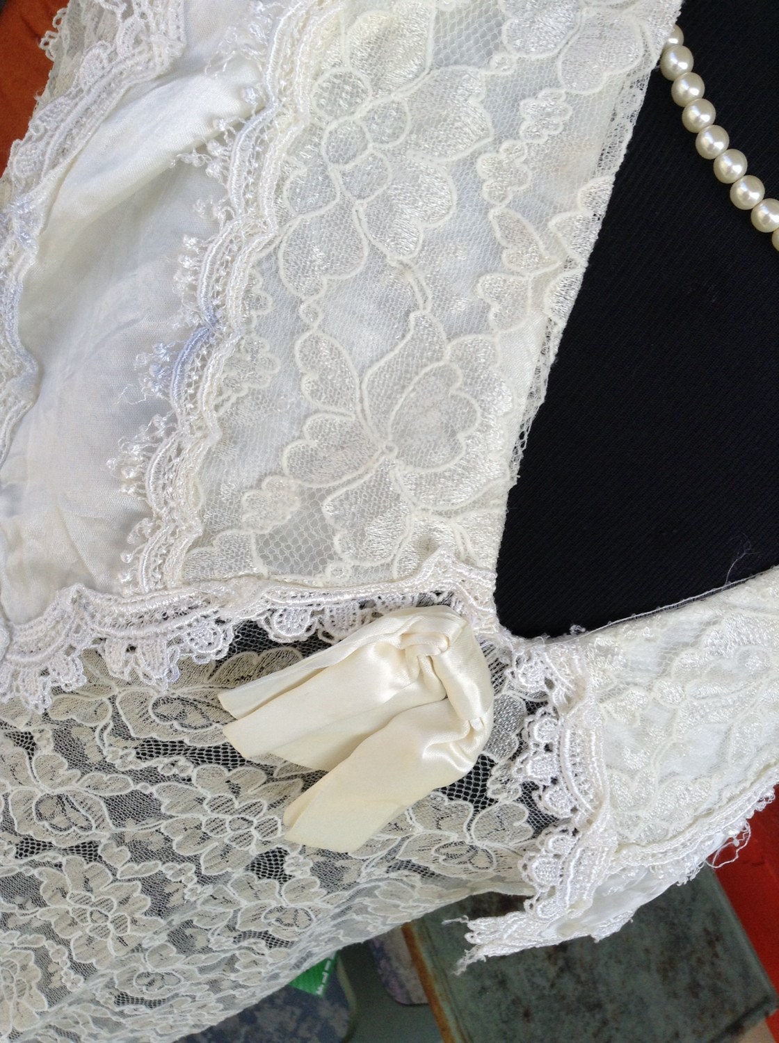 Vintage White Lace Dress. Scott McClintock Dress. Lace Dress. 80's