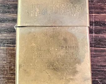 Vintage 1996 Brass Jim Beam Zippo Lighter