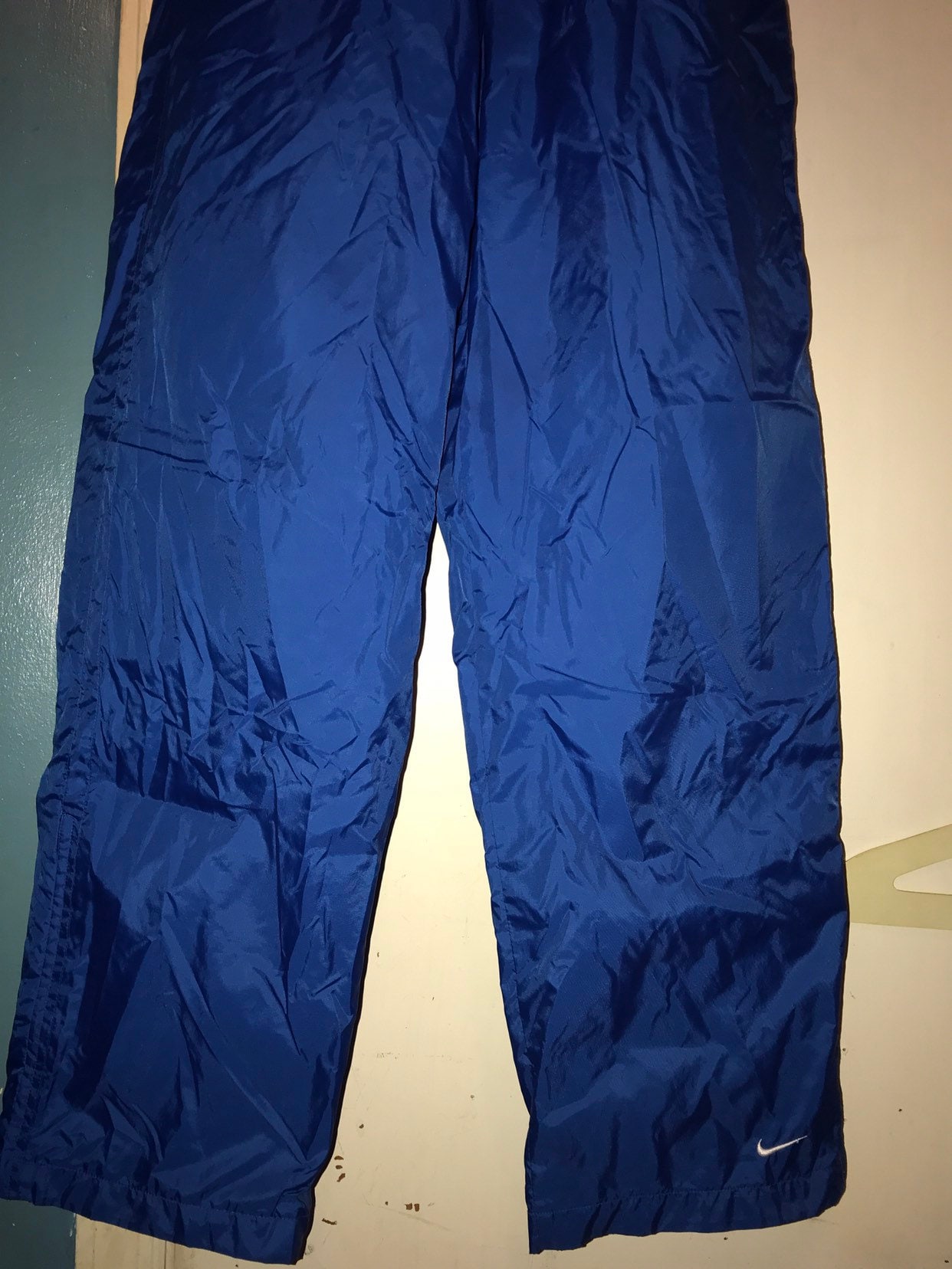 Vintage Nike Windbreaker Pants. Men's Blue Nike Windbreaker Pants. Blue ...