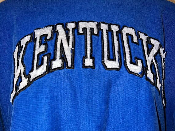 Vintage 90's Y2K Kentucky Sweatshirt. Blue Steve … - image 2