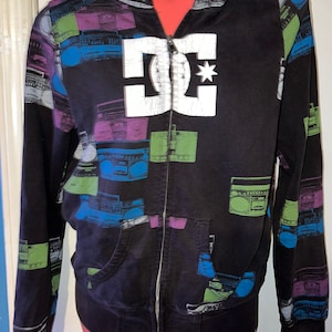 Vintage 90&#39;s Y2K Juniors DC Zippered Sweatshirt.