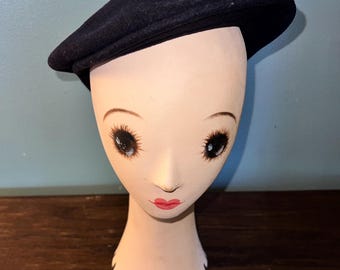 Vintage 1960’s Blue Kangol Cap, All Wool Flat Cap