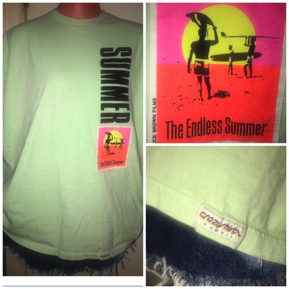 Vintage The Endless Summer T-shirt. 1980s T-Shirt
