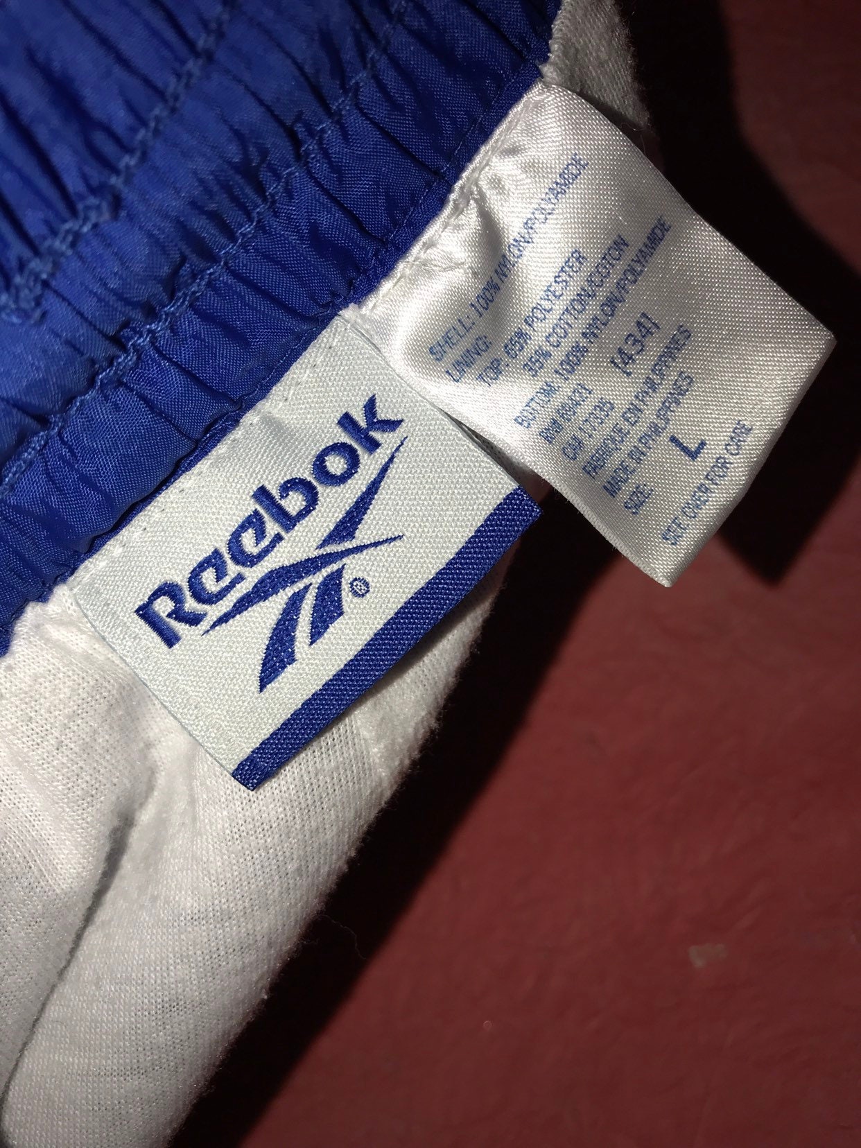 Vintage Reebok Windbreaker Pants . Blue Windbreaker Pants. Reebok ...