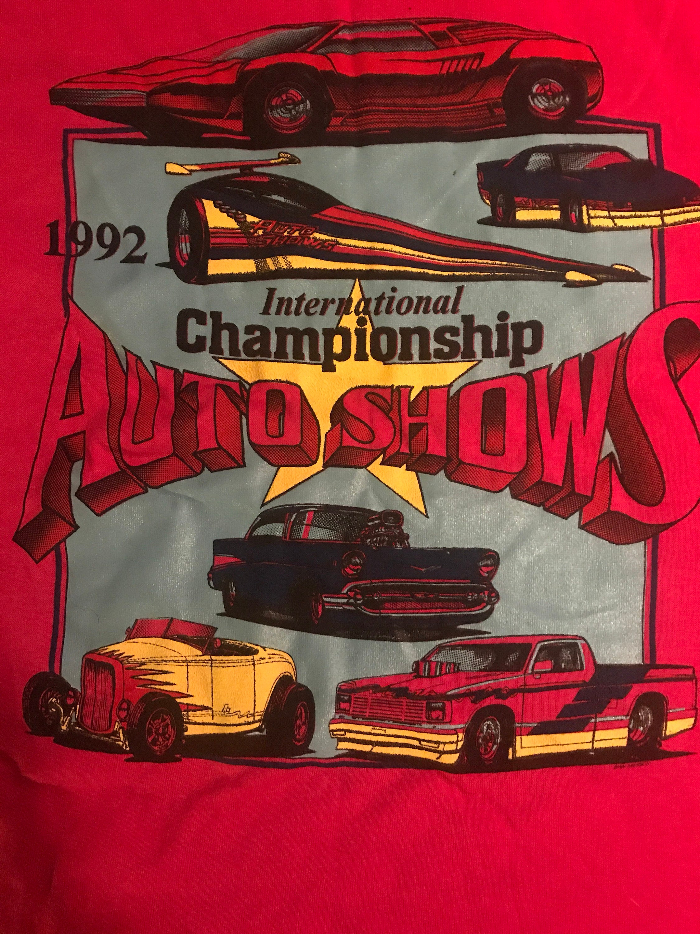 Vintage Deadstock 1992 Auto Show T-shirt. International Auto Show Shirt ...
