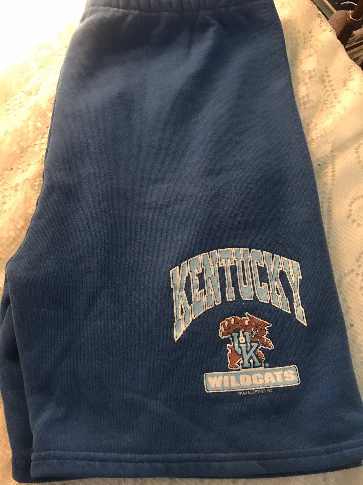 Vintage Kentucky Wildcats Shorts. Blue Active Kentucky Shorts. Blue
