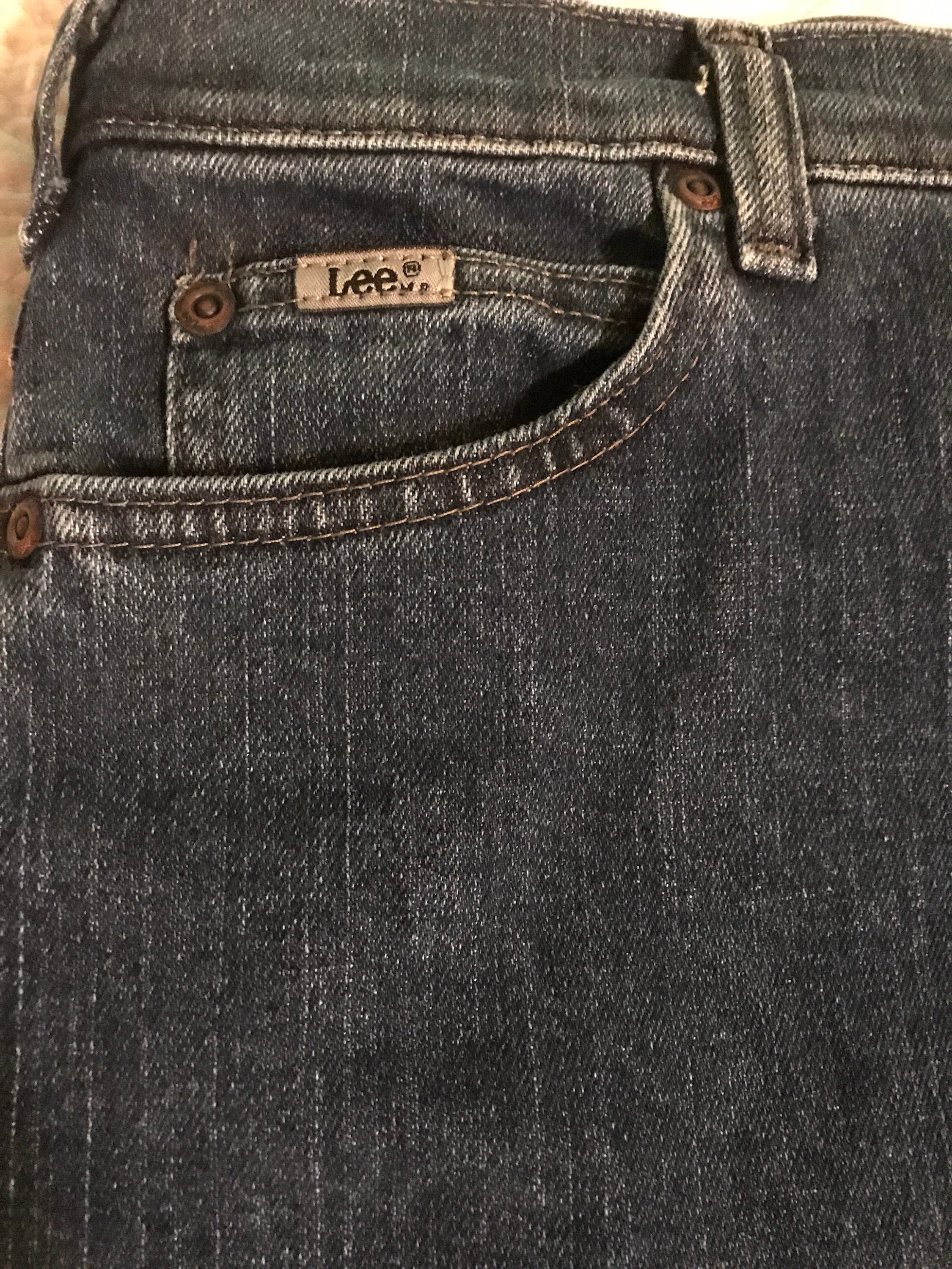 Vintage Lee Dark Stone Jeans. 90's Denim Jeans. Lee Blue Jeans. Vintage ...