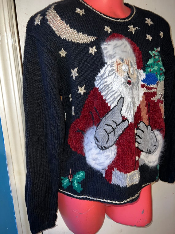 Vintage Ugly Christmas Sweater. Ugly Christmas Sw… - image 3