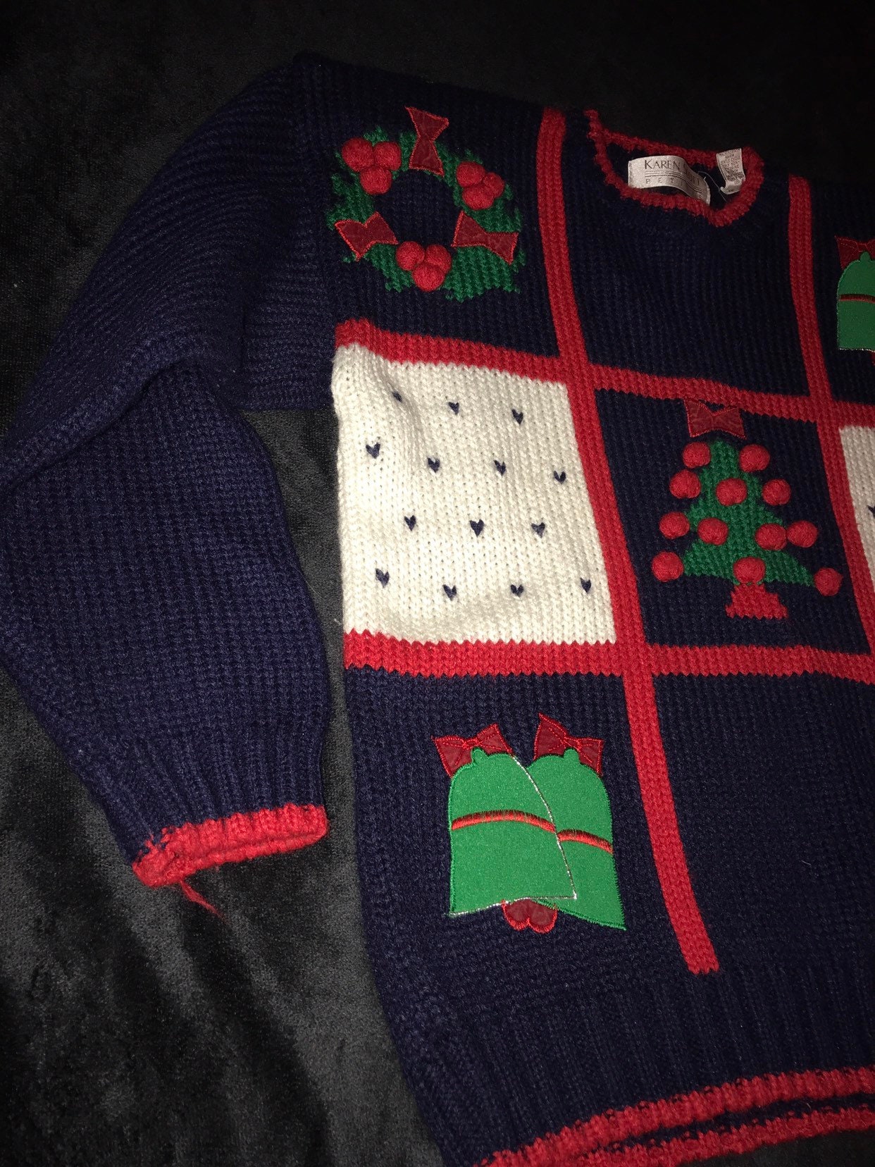 old lady christmas sweater