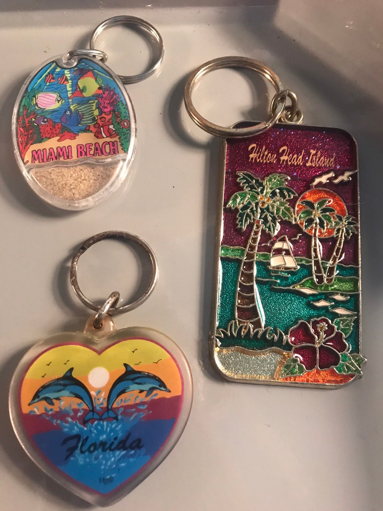 Orlando Magic Plastic Souvenir Keychain