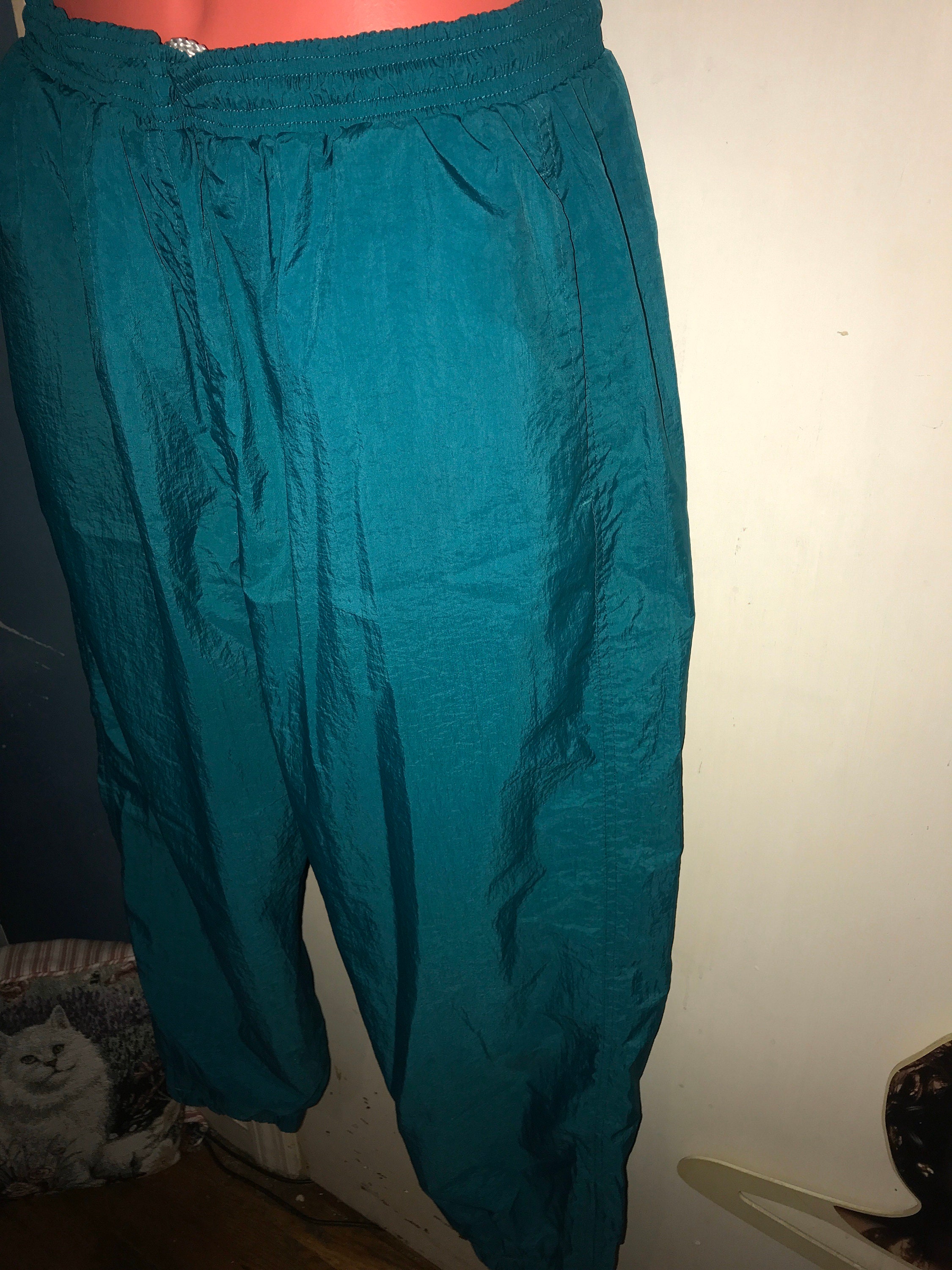 Vintage Windbreaker Pants. Green Windbreaker Pants. Windbreaker Pants ...