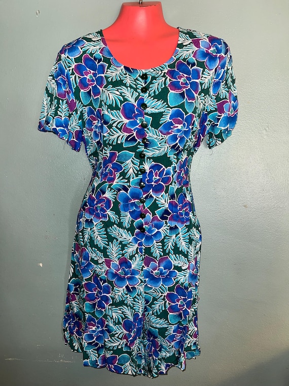 Vintage 90s One Piece Shorts Outfit, Romper