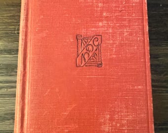 1929 The Lady of The Lake Book By Sir Walter Scott, Bart.