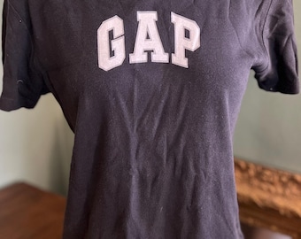 Vintage GAP T-shirt L USA Made 90s Navy Blue Authentic Logo Tee - Etsy