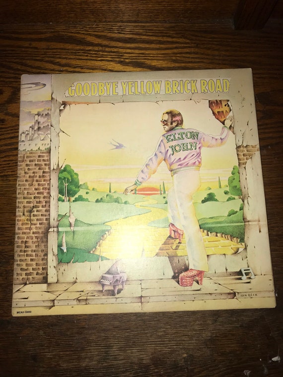 Vintage Goodbye Yellow Brick Road, Elton John Album. Vintage Record. Elton John, Goodbye Yellow Brick Road. Double Album