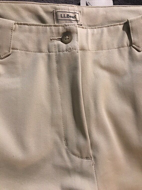 Vintage Womens L.L. Bean Khaki Pants. Womens Light Khaki Pants