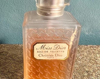 Miss Dior Eau de Toilette 108ml　ヴィンテージ Vintage Christian Dior Miss Dior Eau De Toilette – Houndstooth