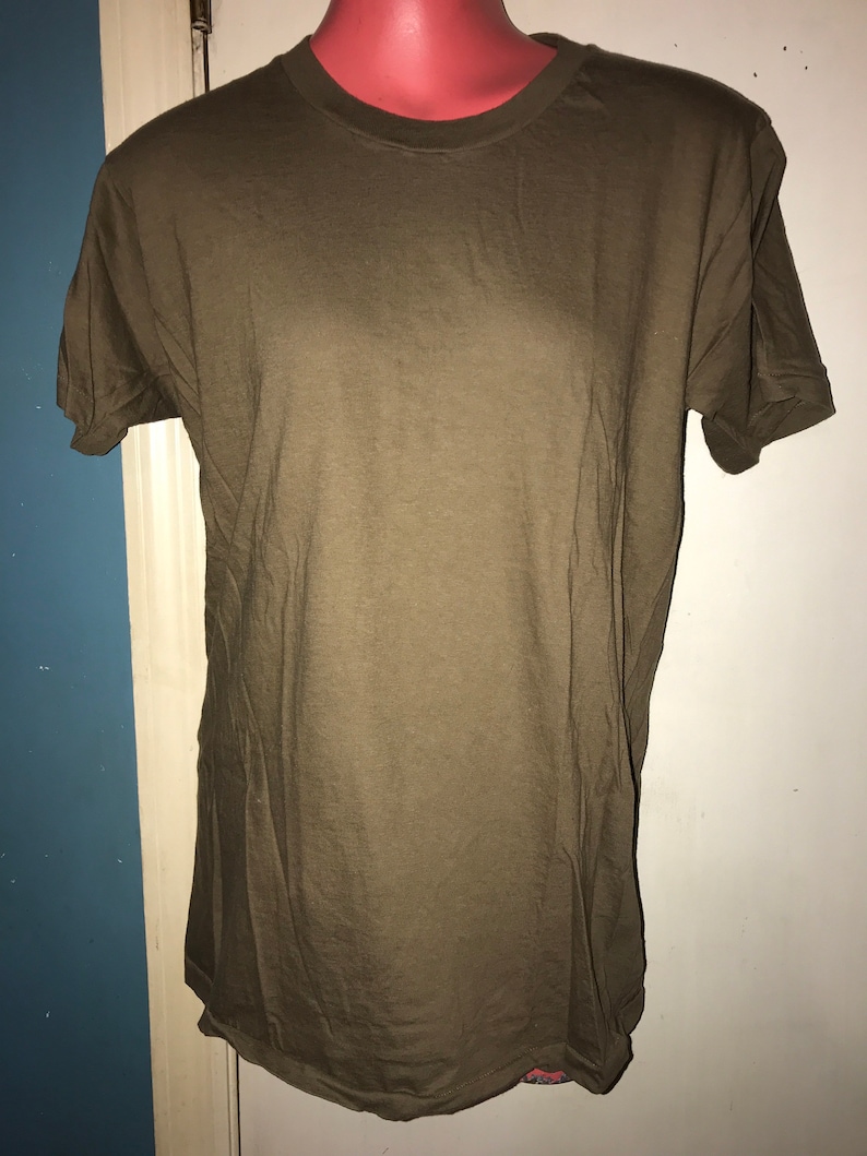 Vintage 1980s Union Underwear Brown Undershirt. Single Stitch Etsy