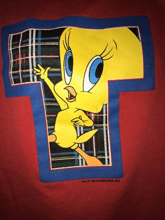 Vintage Looney Tunes Tweety Bird Sweatshirt. Twee… - image 2