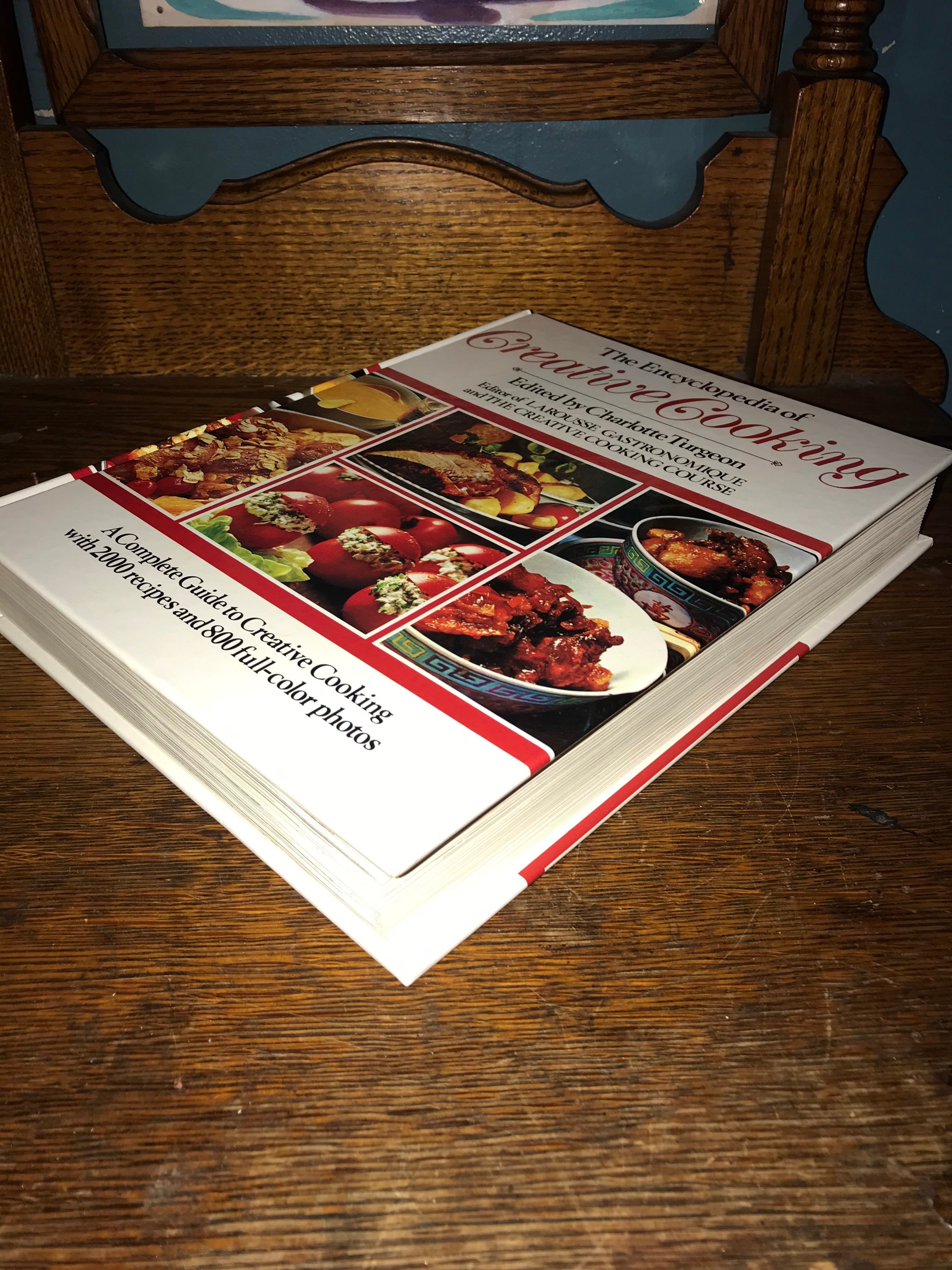 Vintage The Encyclopedia of Creative Cooking Cookbook. 1985 The Encyclopedia of Creative Cooking