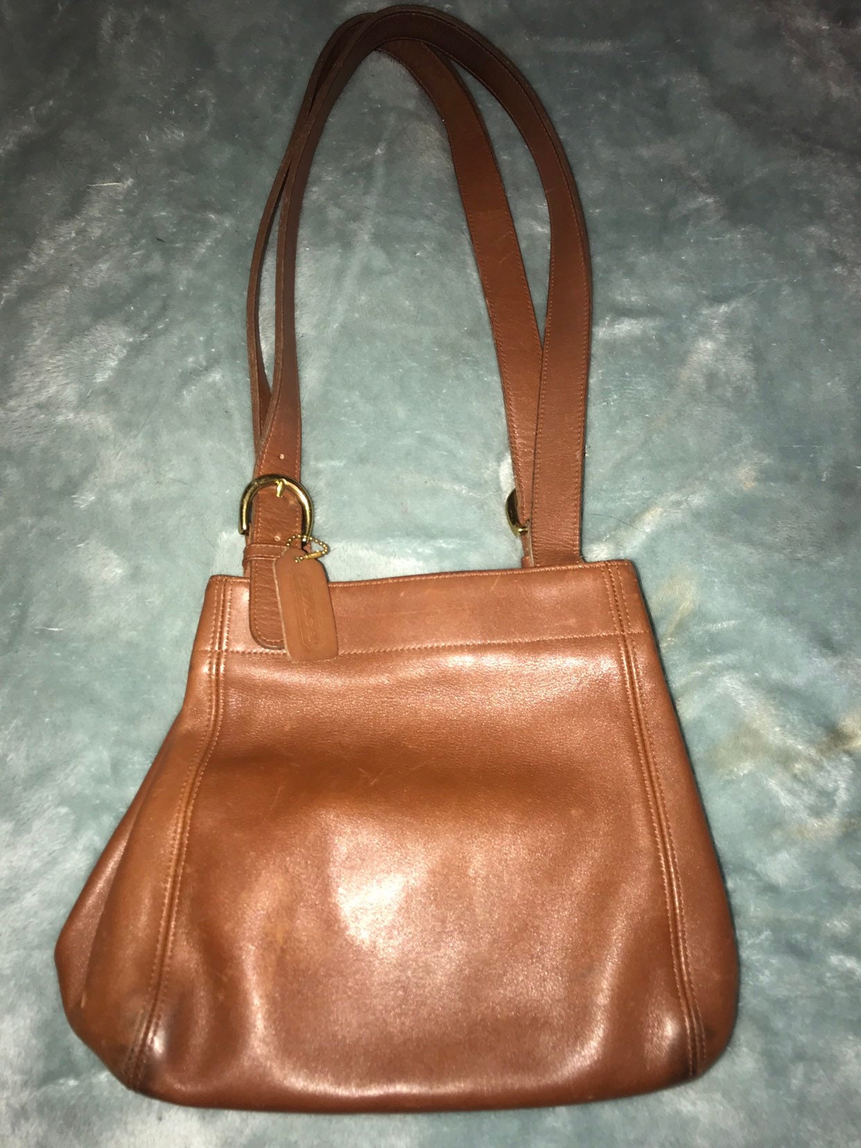 brown vintage coach purse