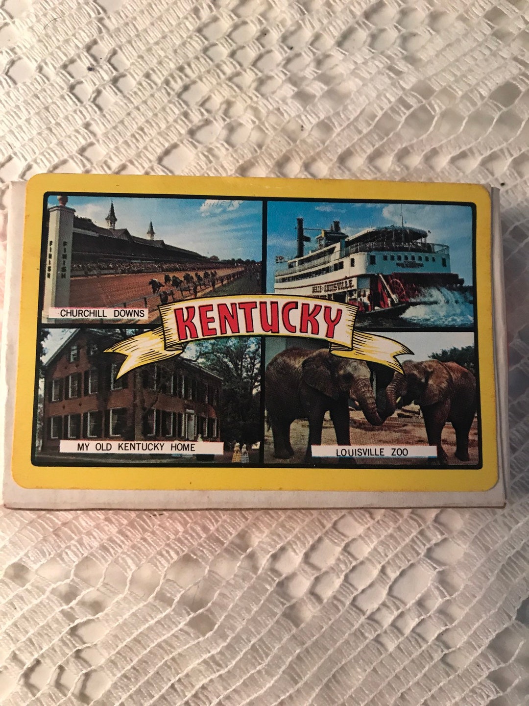 Vintage Kentucky Playing Cards. NIP Kentucky Souvenir Playing Etsy