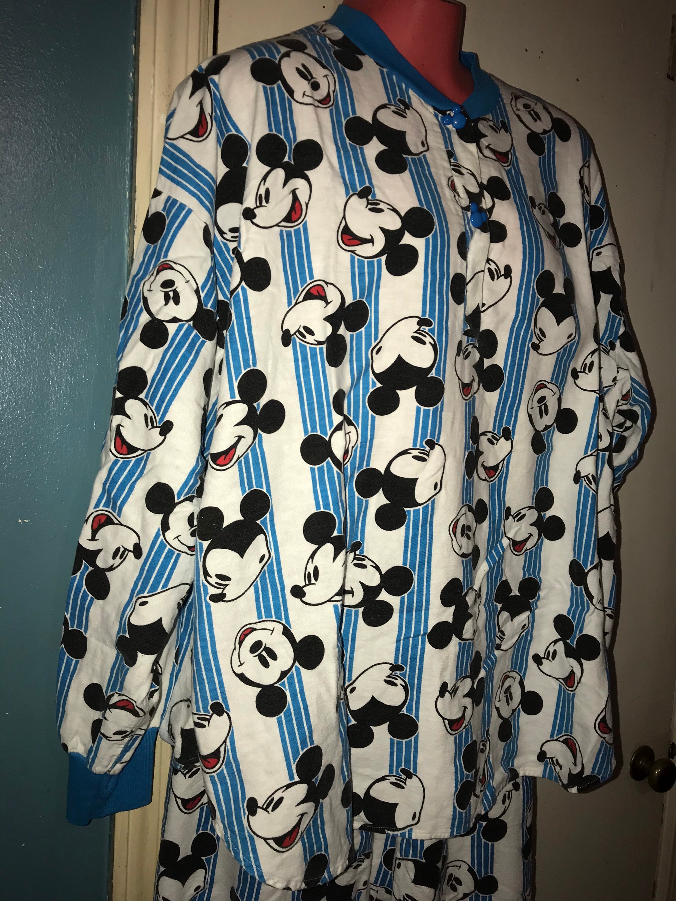Pyjama Mickey & Company vintage des années 1980. Pyjama Mickey