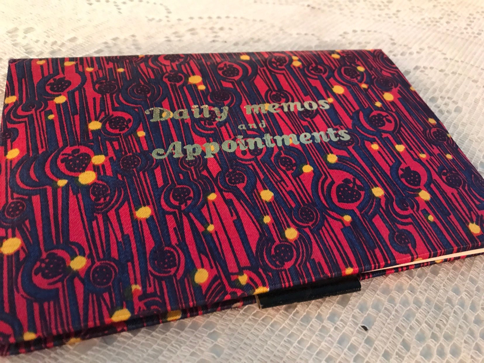 Vintage Planner. Vintage Planner Appointments Book. New Vintage Weekly Planner. Very Cool 1960's