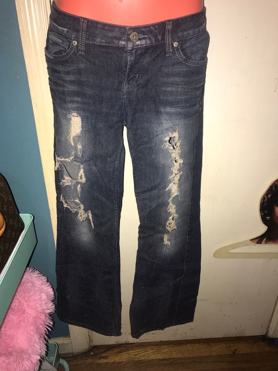 Vintage Distressed Guess Jeans. Low Rise Guess Jea