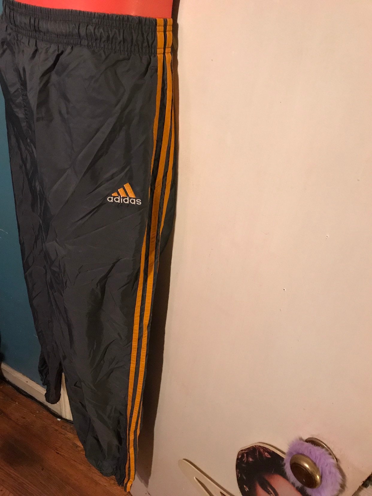 vintage adidas windbreaker pants