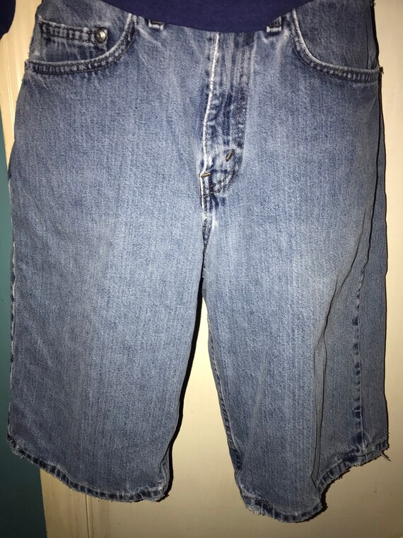 Vintage Levi silverTab Jean Shorts. 90's silverTab
