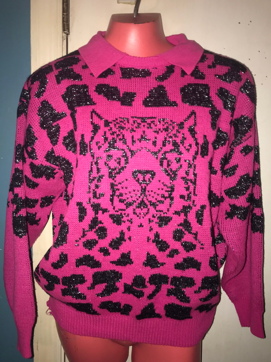 ugly pink sweater