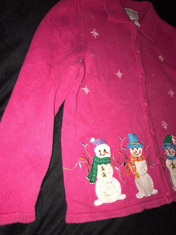 Ugly Christmas Sweater. Vintage Ugly Christmas Sw… - image 2