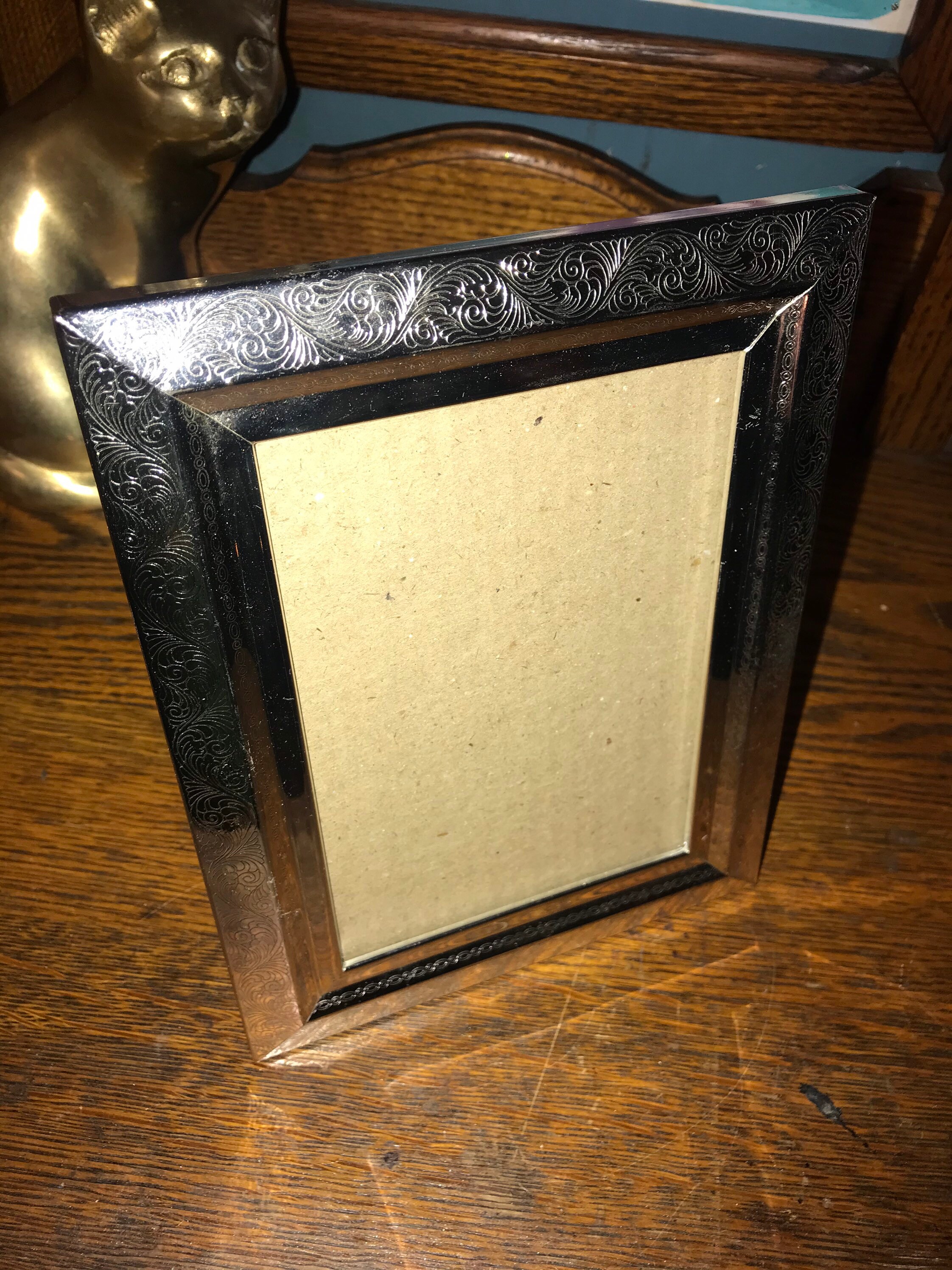 Vintage Silver 5 x 7 Frame. Vintage 1990’s Silver Frame. 5 x 7 Picture
