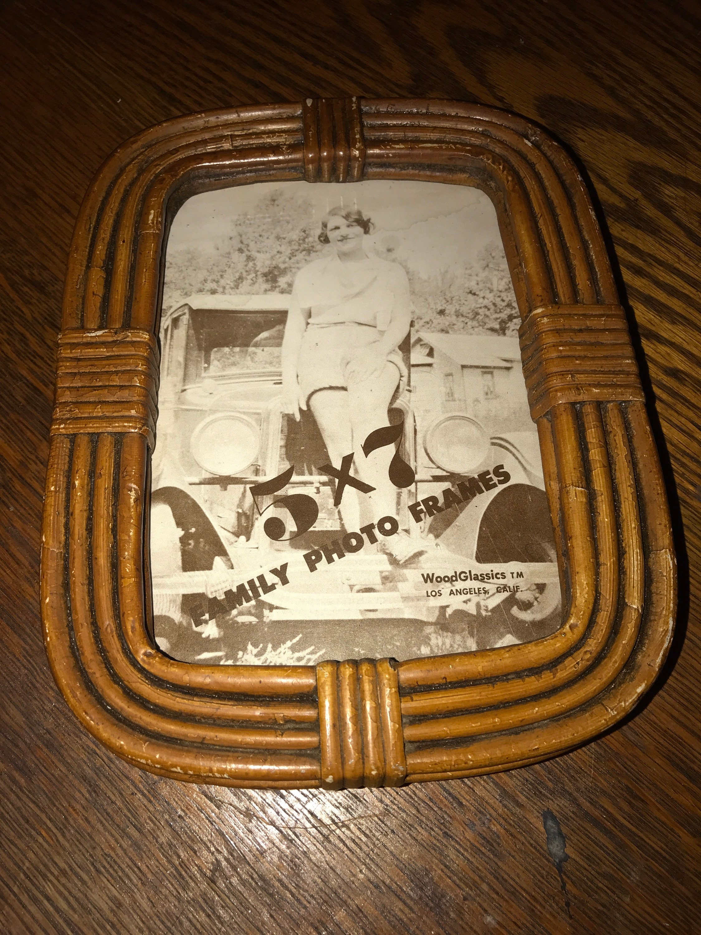 Vintage Bohemian Picture Frame. Vintage Boho Style 5 x 7 Picture Frame