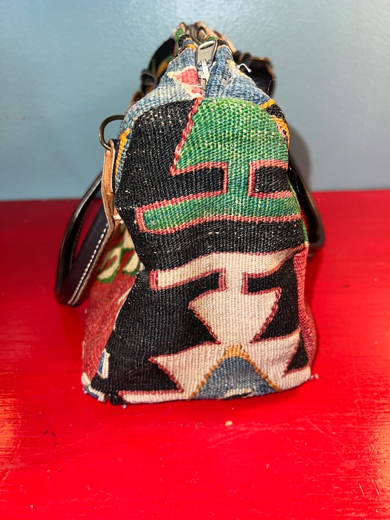 Vintage Kilim Purse. Wool Handmade Kilim Purse. “… - image 4