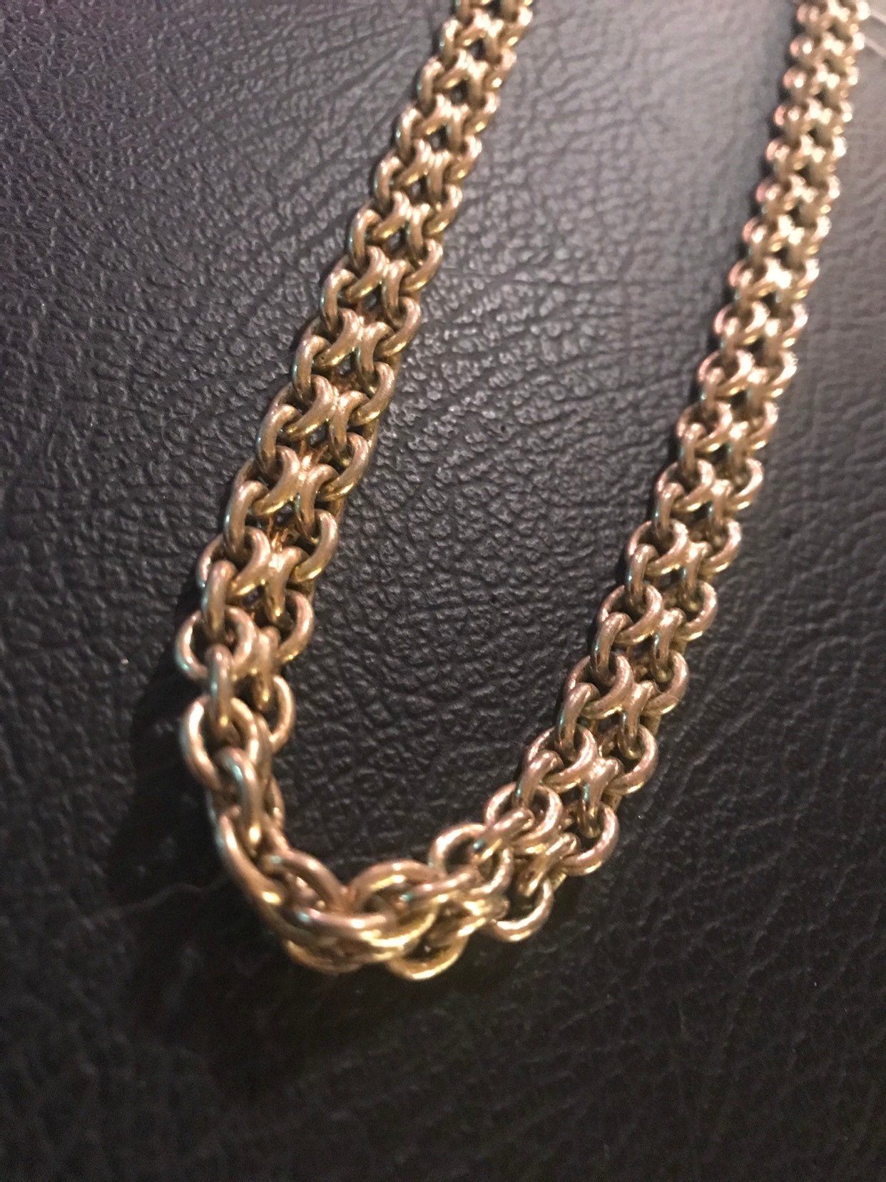 Vintage Gold Choker Necklace. Vintage Gold Necklace.