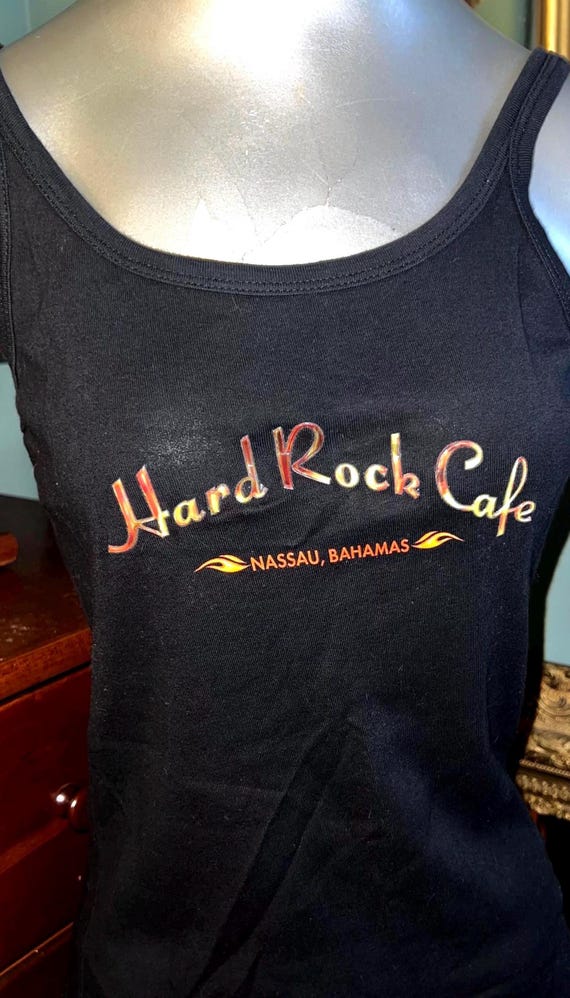 Vintage 90's Hard Rock Cafe Bahamas Tank Top Shirt, Size Medium