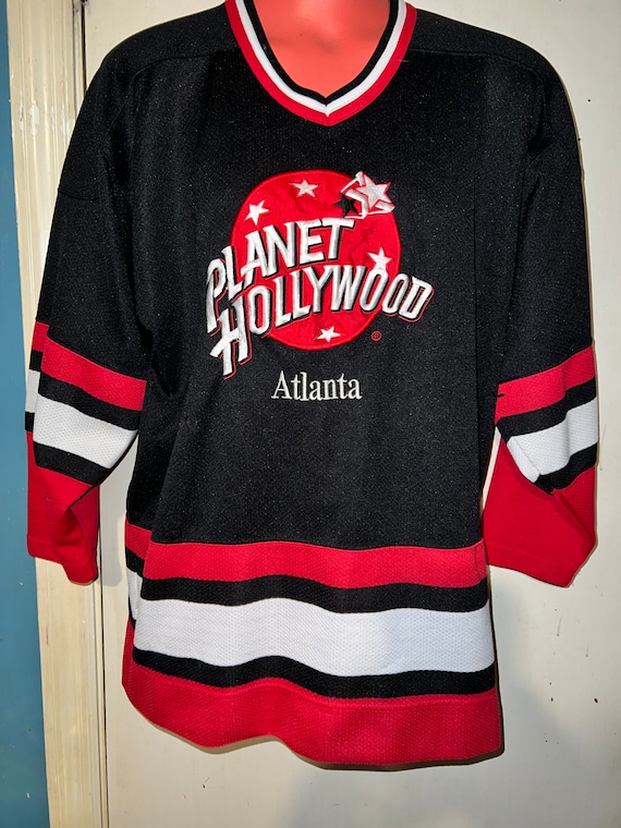 Vintage 90's Planet Hollywood Atlanta Jersey. Planet Hollywood Jersey. Planet Hollywood Atlanta Shirt. Size Small