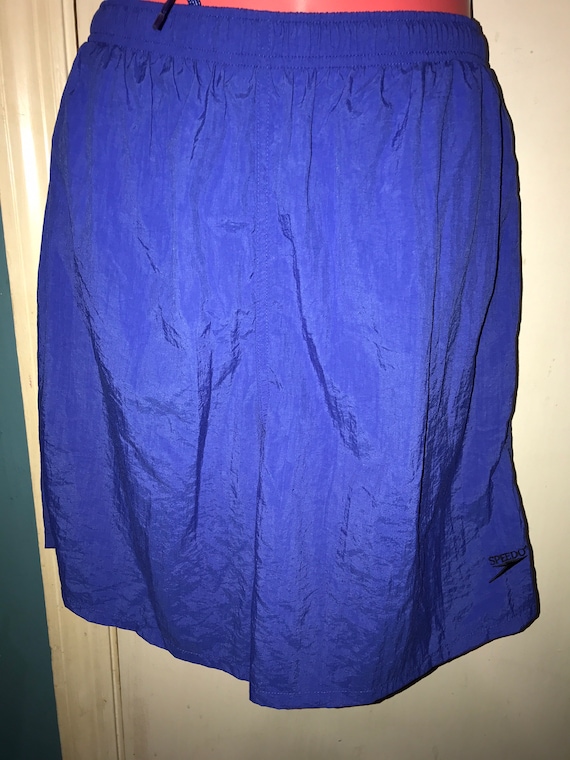 Vintage Speedo Swim Trunks. Blue Speedo Swim Trunk