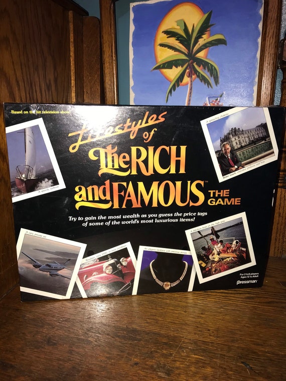 Vintage NIB Lifestyles of The Rich and Famous Board Game. Lifestyles of The Rich and Famous. 1987 Pressman Board Game