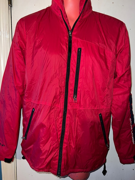 Vintage Polo Jeans Co. Windbreaker Jacket. Red Po… - image 1