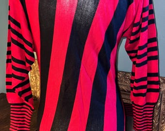 strapless open back dress Dolls Kill x WB Horror Freddy Krueger Striped Sweater Dress main image 0