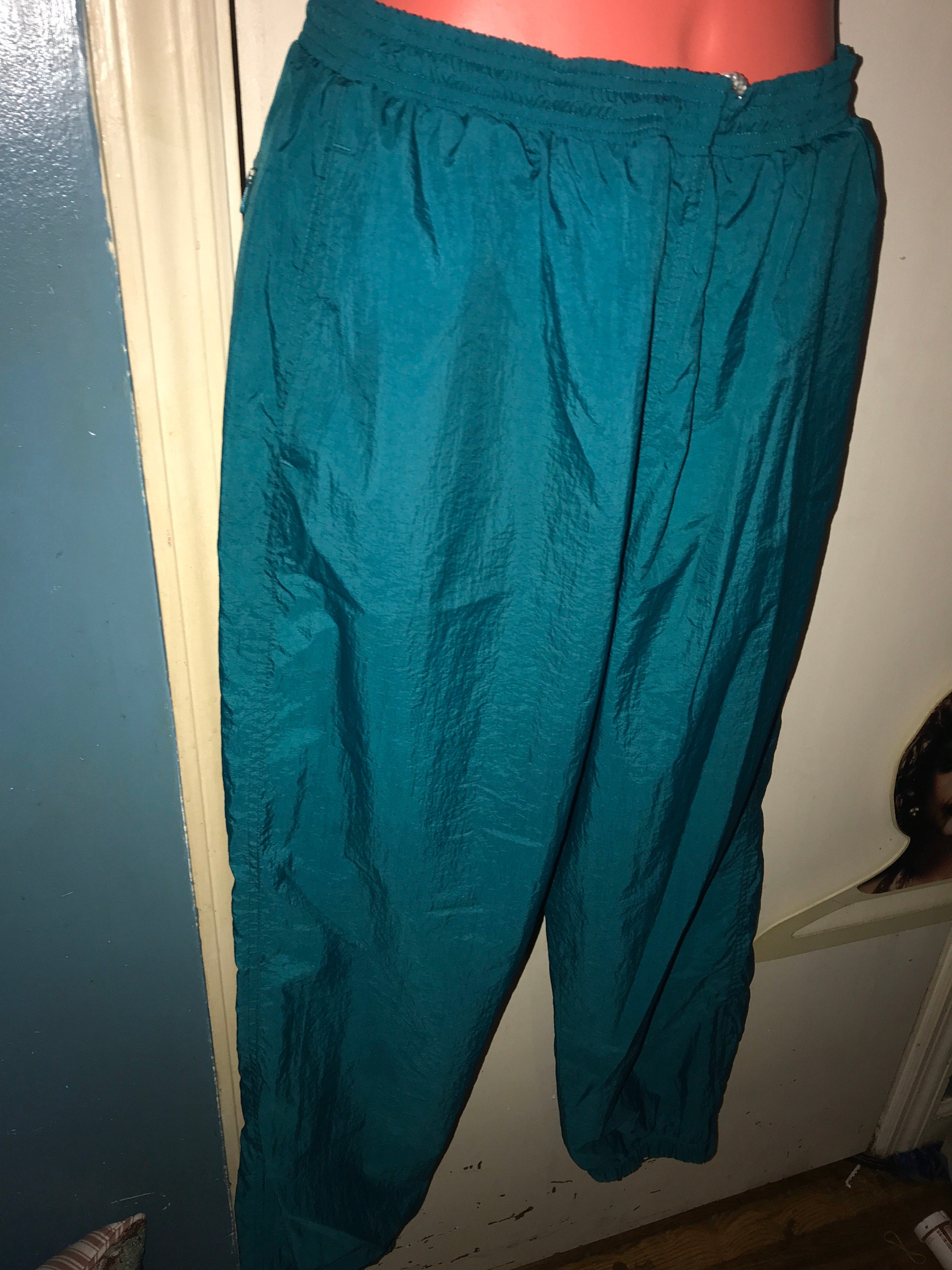 Vintage Windbreaker Pants. Green Windbreaker Pants. Windbreaker Pants ...