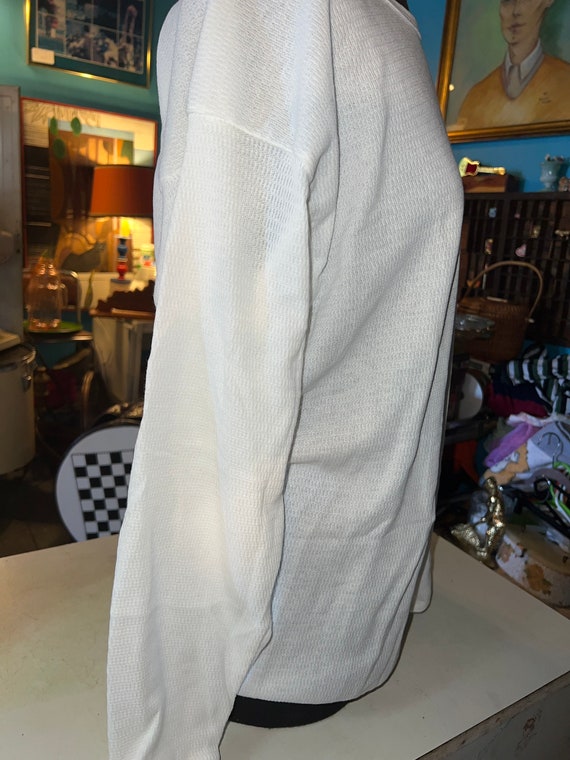 Vintage Women’s Long John Shirt. White Plus Size … - image 2
