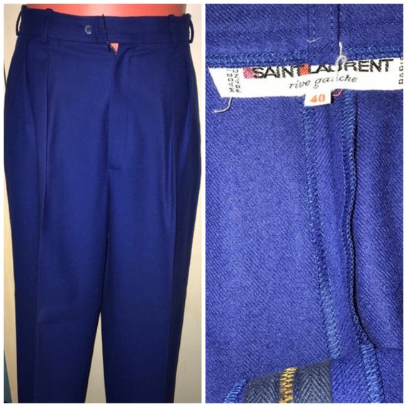 Vintage Yves Saint Laurent Pants. Early 80’s Sain… - image 1