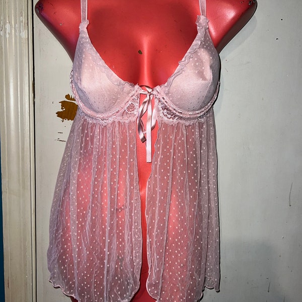 Secret Treasures Open Front Lingerie Top